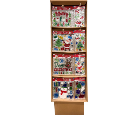 Window Cling Display - 96 Pieces