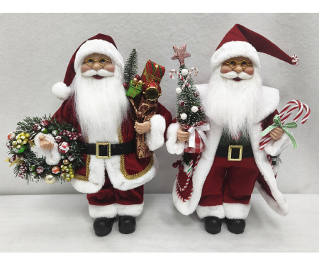 Traditional Santa - 16", 2 Assorted