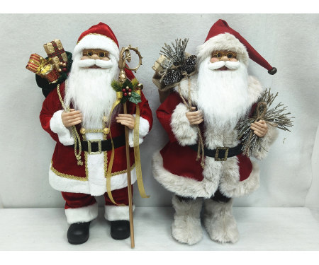Traditional Santa - 24", 2 Assorted