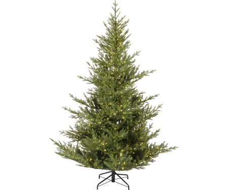 Norway Spruce Tree - Warm White LED Lights (7.5' H)