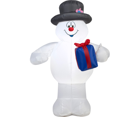 Airblown Frosty with Present
