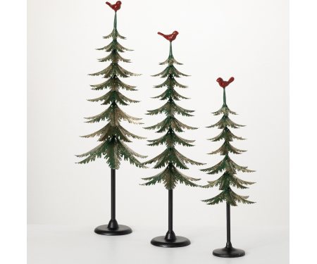 Tree with Cardinal - Set of 3