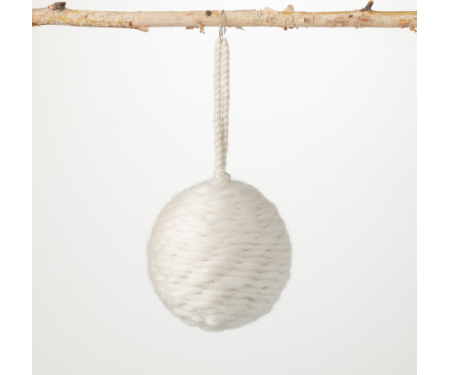 Tweed Ball Ornament