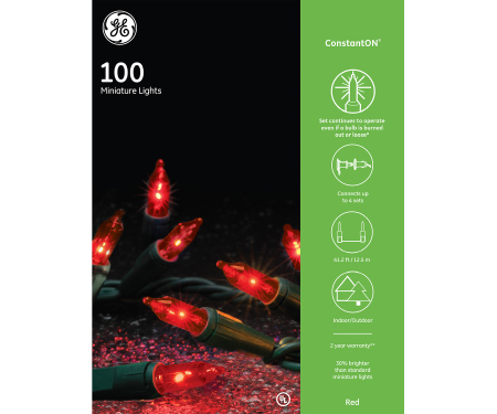GE ConstantON Ultra Bright Mini Lights