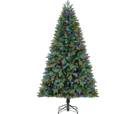 Russell Mixed Tip with LED Lights - 500 Multicolor Lights (7.5' H)