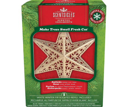 Scentsicle Star Ornament - Gold