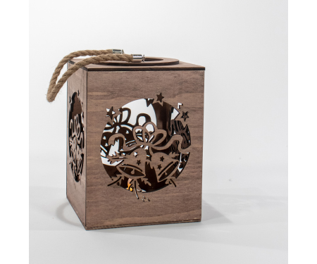 Bells Shadow Lantern Box - 10"