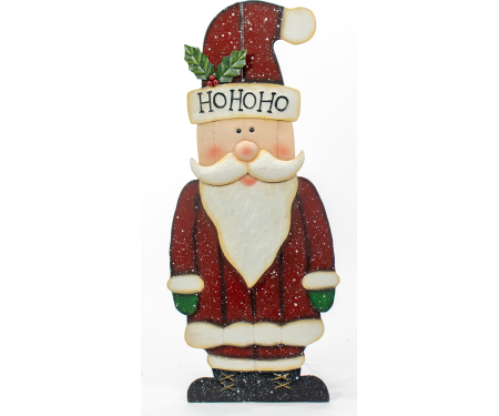 Standing Santa Yard Art Stake