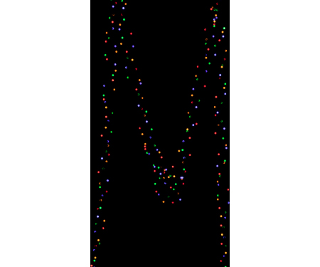 LED Compact Cherry Lights - Multicolor (36' L)