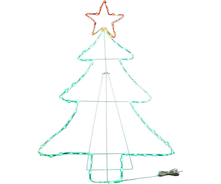 2D Tree with Star - 40"