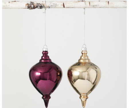Drop Ornaments - 2 Assorted