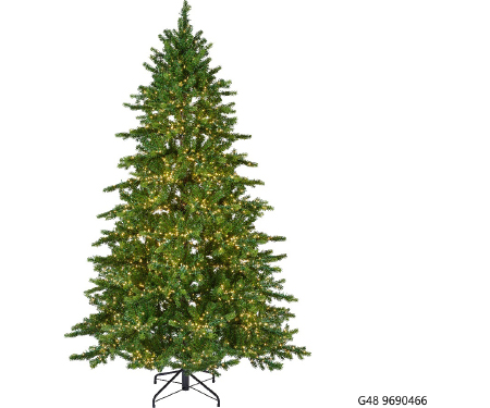 Galloway Spruce Tree - Warm White LED Lights (6' H)