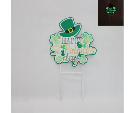 Happy St. Patrick's Day Yard Stake
