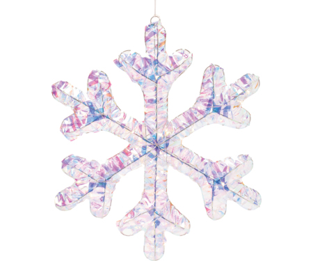LED Snowflake Ornament - 16" H